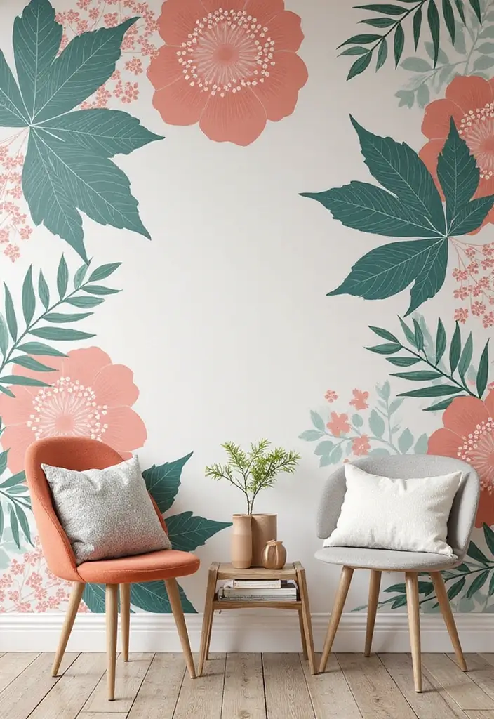 25+ Aesthetic Room Wall Ideas for a Cozy Trendy Space - 24. Modern Geometric Patterns