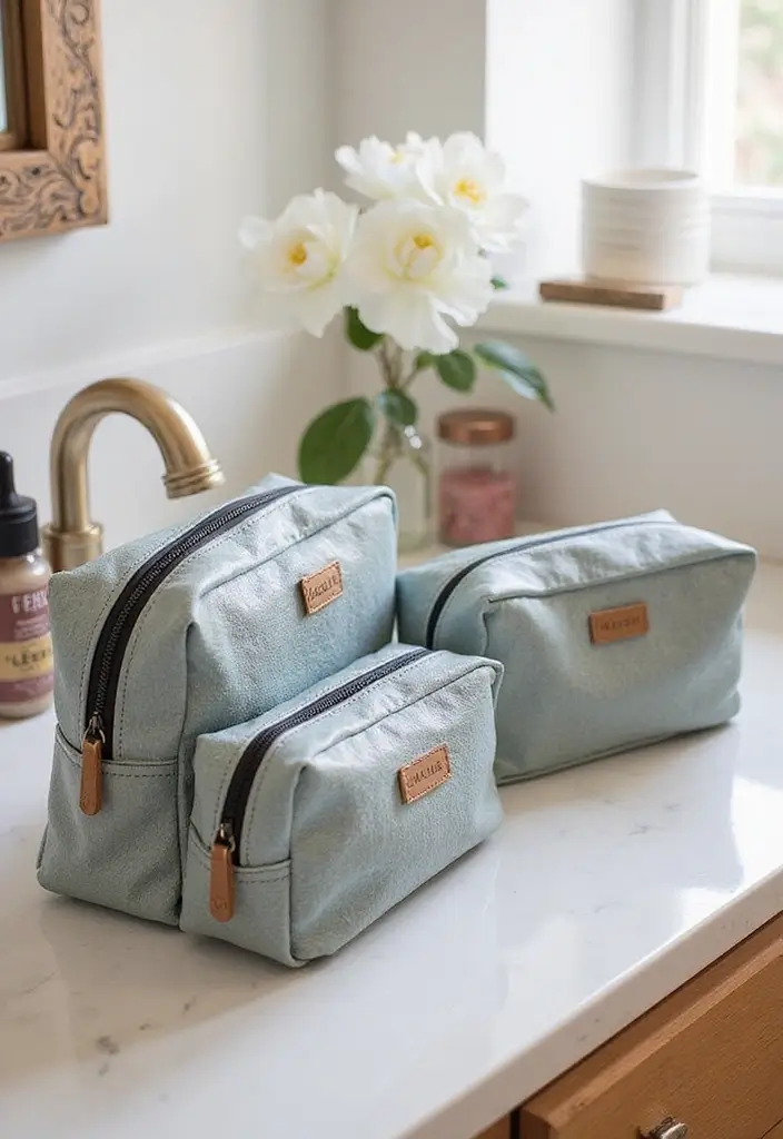 25+ Bathroom Storage Ideas to Declutter and Beautify Your Space - 24. Travel-Ready Organization