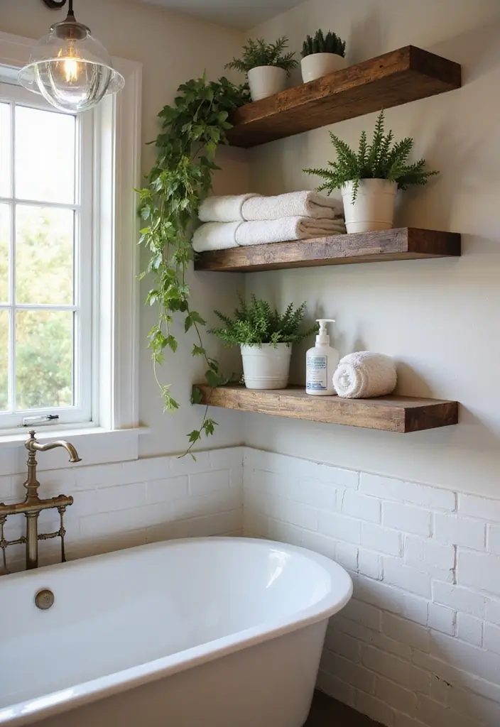 25+ Bathroom Storage Ideas to Declutter and Beautify Your Space - 4. Reclaimed Wood Storage Solutions