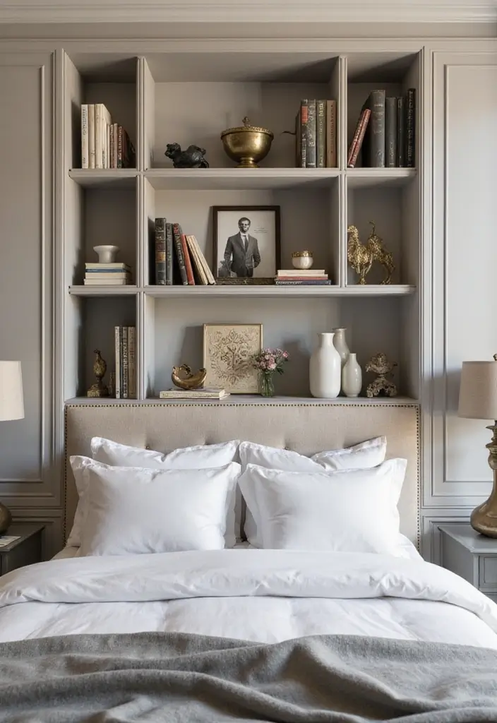 25+ Bedroom Storage Ideas for a Clutter-Free Sanctuary - 21. Hidden Storage in Headboards
