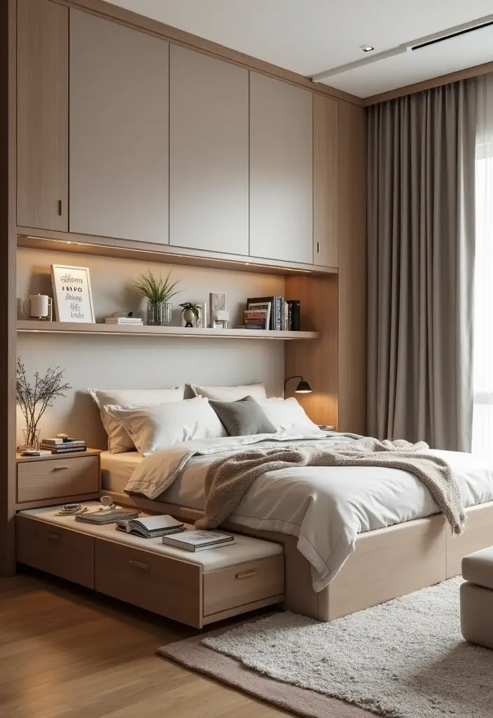25+ Bedroom Storage Ideas for a Clutter-Free Sanctuary - 3. Multi-Functional Furniture