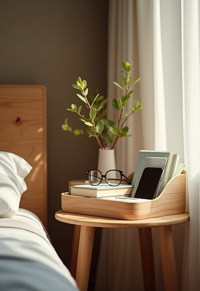 25+ Bedroom Storage Ideas for a Clutter-Free Sanctuary - 5. Bedside Caddies