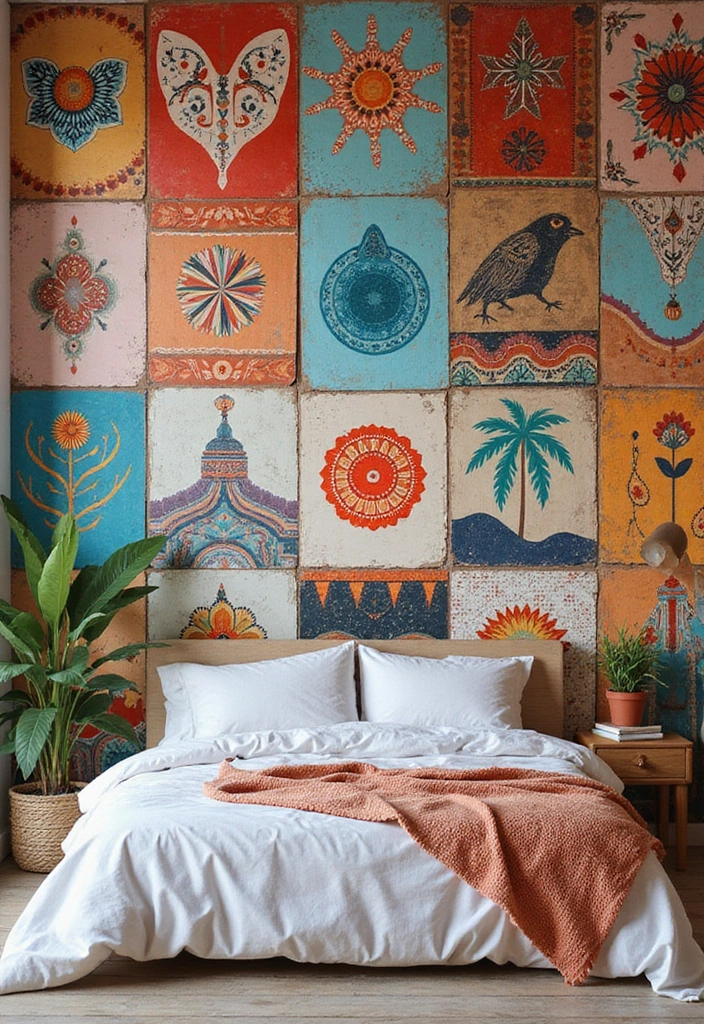 25+ Bedroom Wall Ideas That Make Your Space Feel Special - 11. DIY Wall Murals