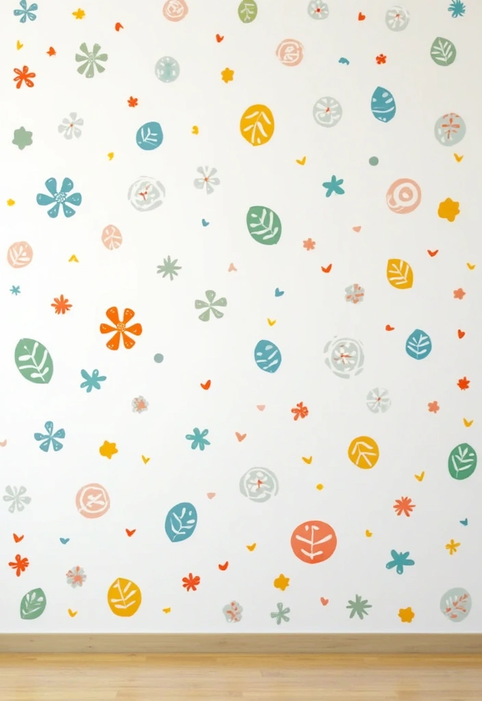 25+ Blank Bedroom Wall Ideas to Fill Empty Space Beautifully - 9. Wall Decals and Stickers