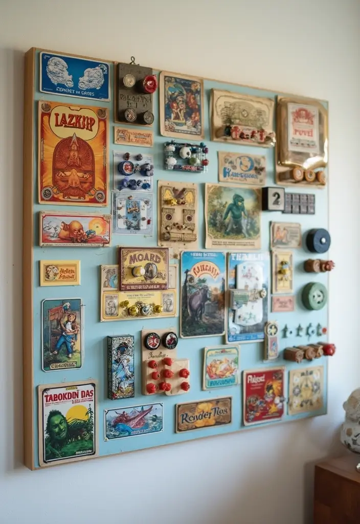 25+ Board Game Storage Ideas to Keep Family Nights Organized - 2. Magnetic Game Board Storage