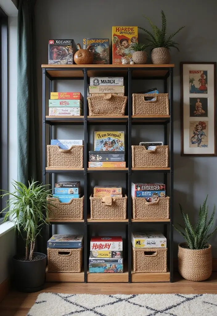 25+ Board Game Storage Ideas to Keep Family Nights Organized - 25. Compact Game Storage Solutions