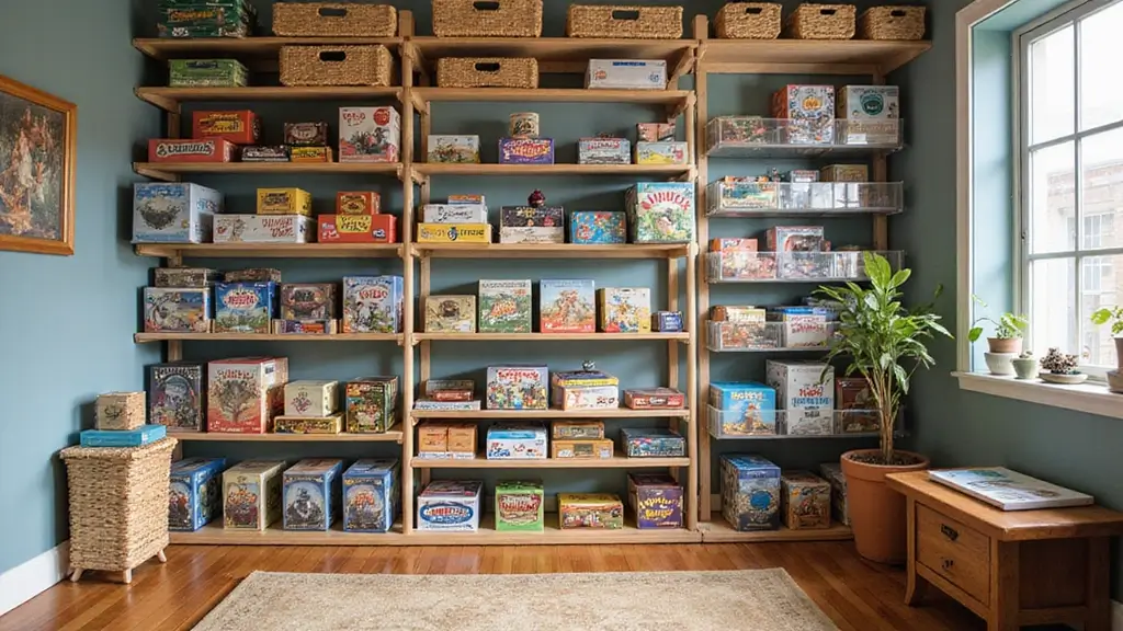 25+ Board Game Storage Ideas to Keep Family Nights Organized