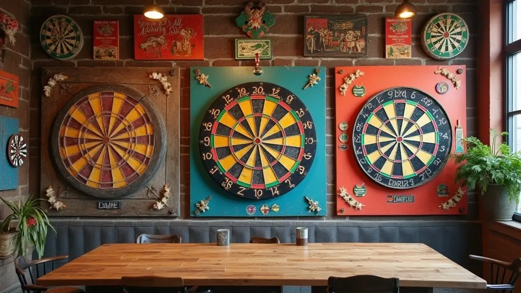 25+ Dart Board Wall Ideas That Protect and Look Cool