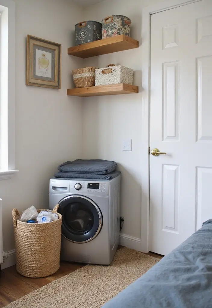 25+ Dorm Room Storage Ideas for College Students on a Budget - 16. Laundry Hamper Solutions