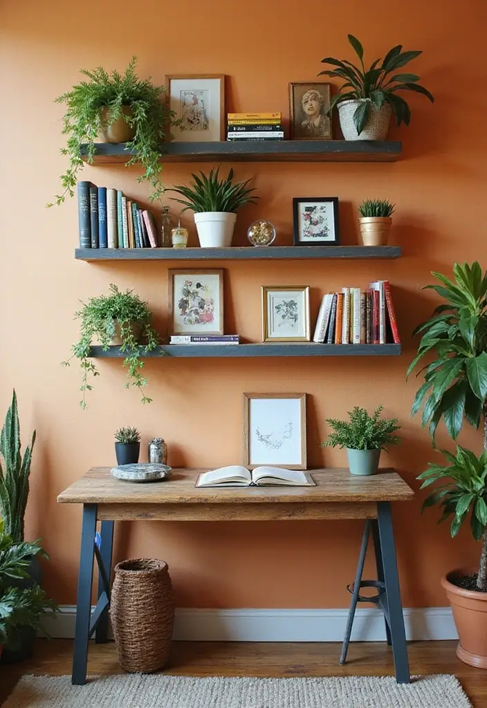 25+ Dorm Room Storage Ideas for College Students on a Budget - 2. Wall-Mounted Shelves