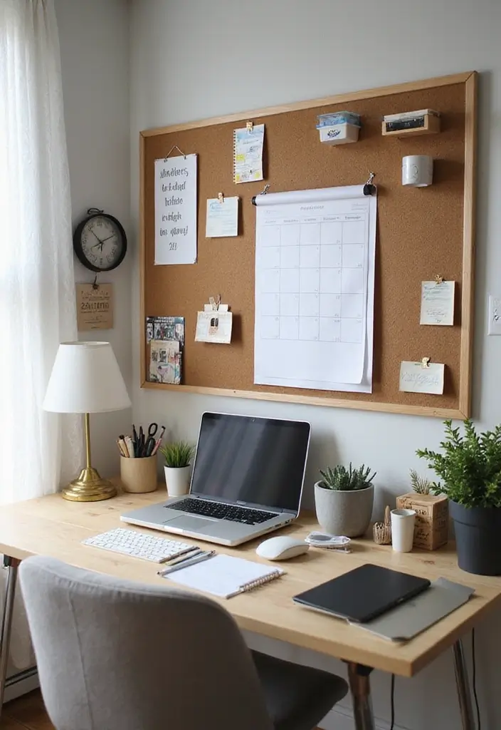 25+ Dorm Room Storage Ideas for College Students on a Budget - 24. Create a Command Center