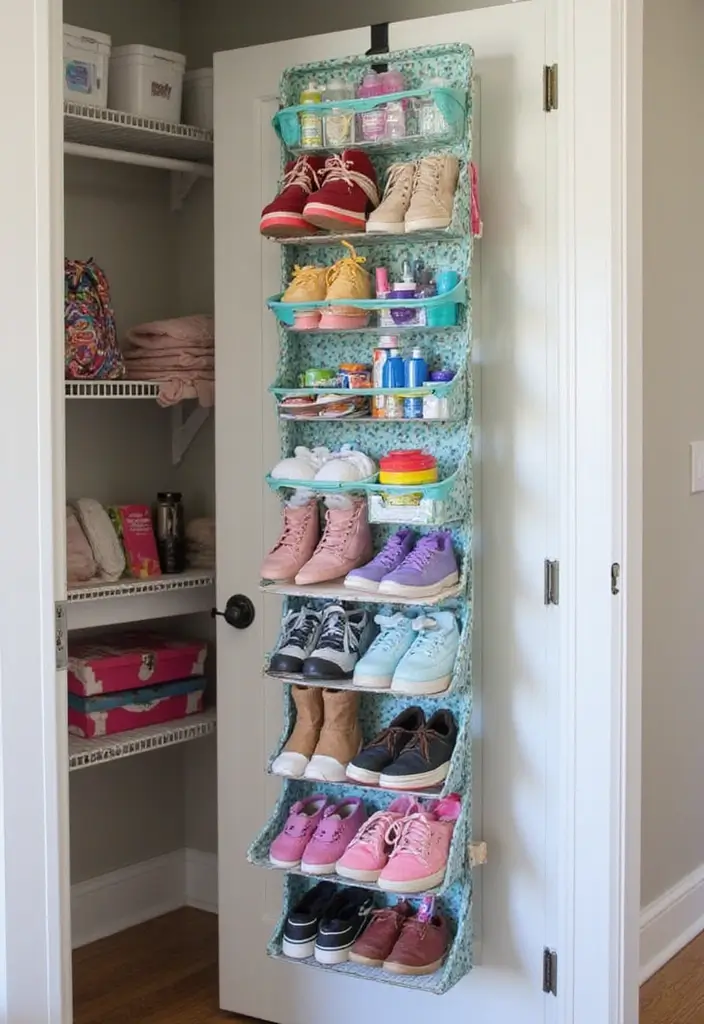 25+ Dorm Room Storage Ideas for College Students on a Budget - 4. Hanging Organizers