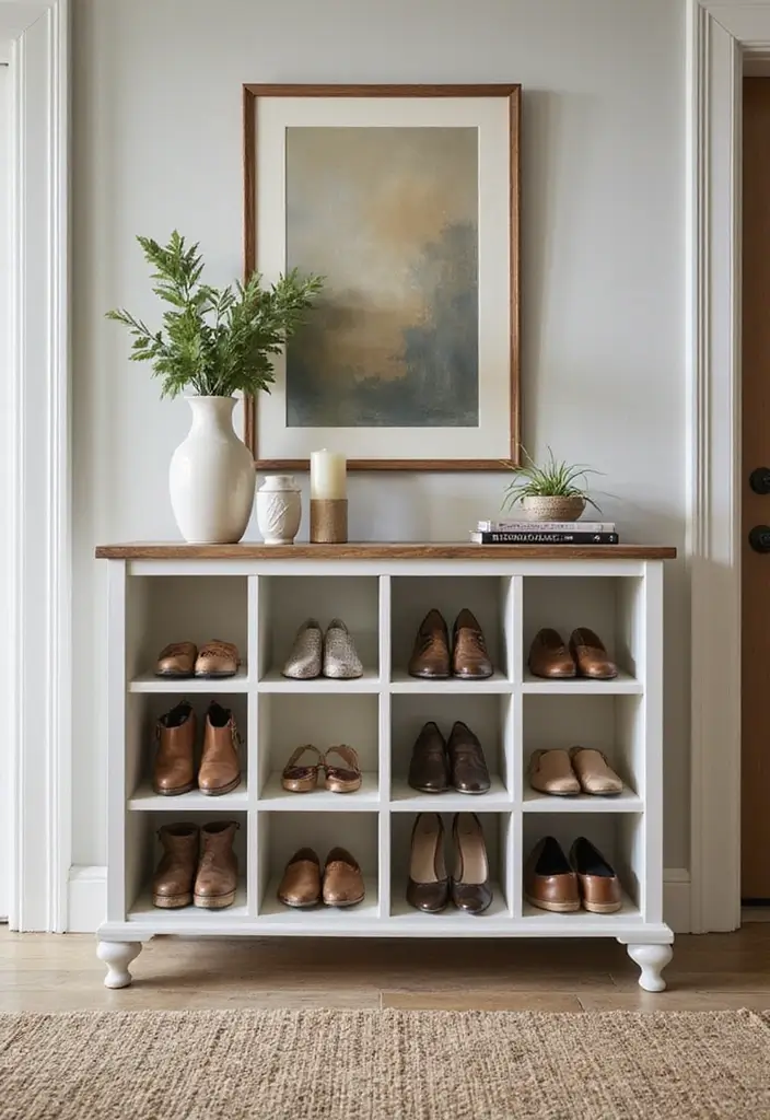 25+ Entryway Shoe Storage Ideas to Keep Things Tidy - 3. Shoe-Cubbies