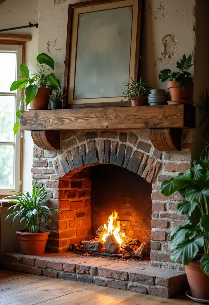 25+ Fireplace Wall Ideas to Create a Warm Focal Point - 1. Reclaimed Wood Mantels