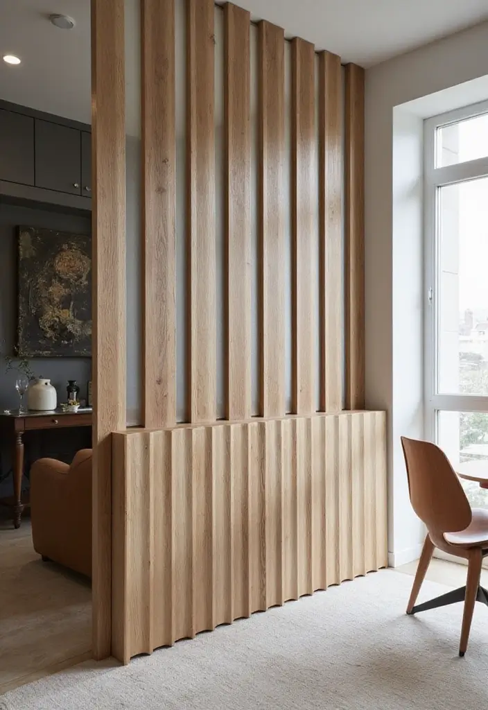 25+ Half Wall Ideas That Define Spaces Beautifully - 17. Half Walls as Privacy Screens