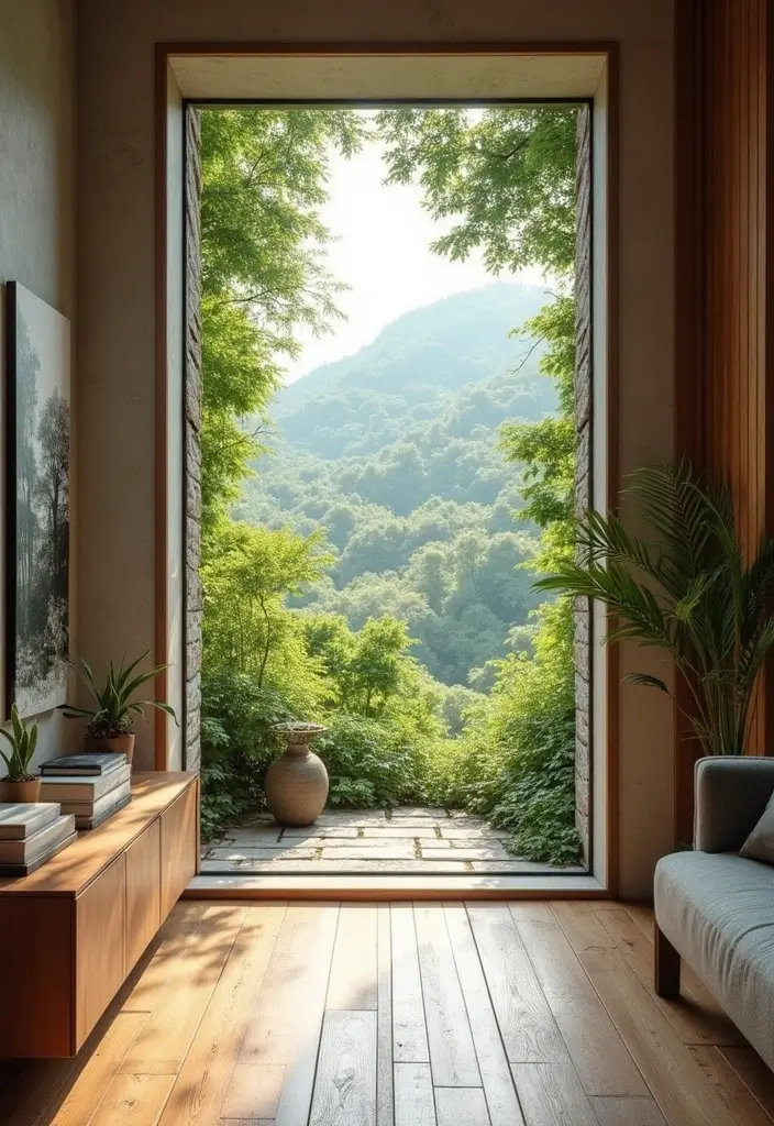 25+ Half Wall Ideas That Define Spaces Beautifully - 21. Half Walls to Frame Views