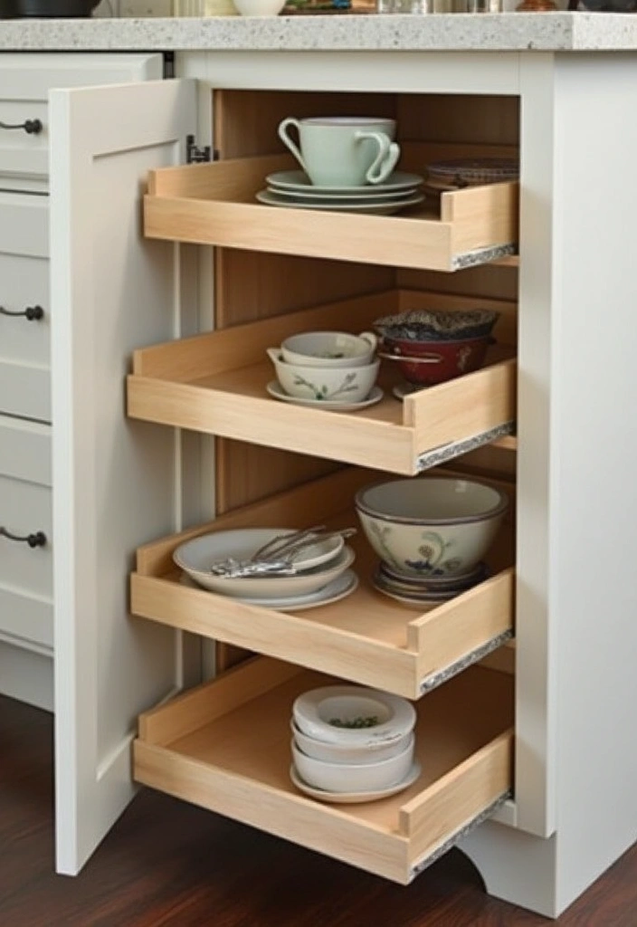 25+ Kitchen Cabinet Storage Ideas for a Functional Makeover - 14. Custom Cabinet Solutions