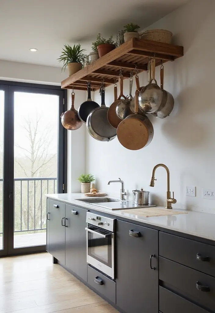 25+ Kitchen Cabinet Storage Ideas for a Functional Makeover - 24. Utilize Your Ceiling Space