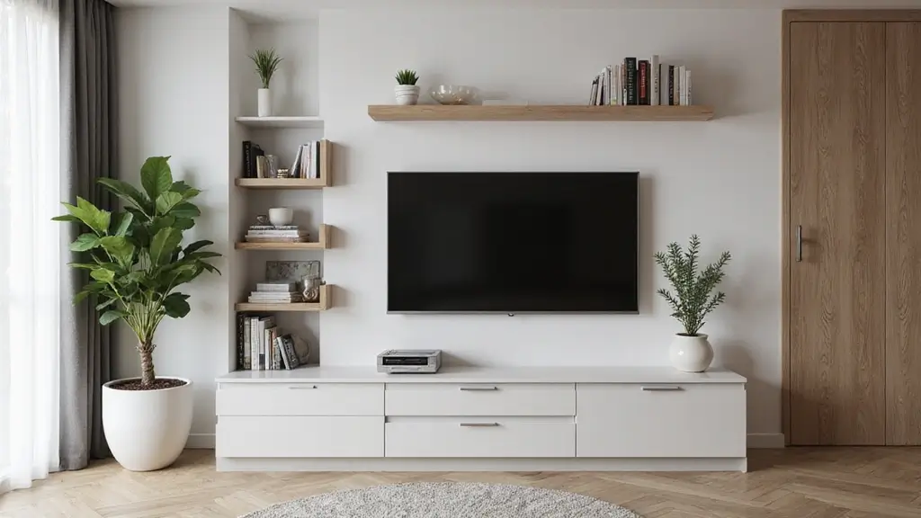 25+ Media Wall Ideas for a Sleek and Functional Living Room