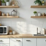25+ Microwave Storage Ideas for Small Kitchens