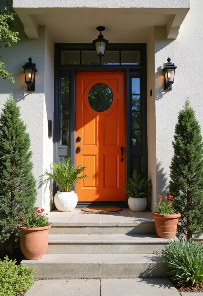 25+ Outside Wall Ideas to Boost Curb Appeal Instantly - 7. Statement Doors