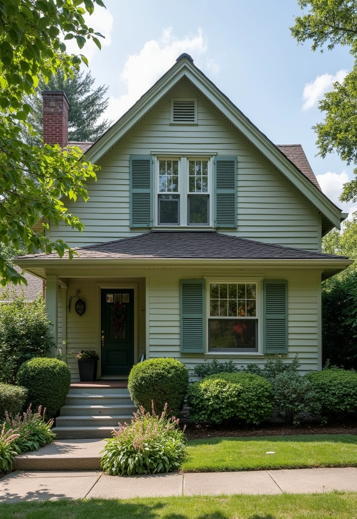 25+ Outside Wall Ideas to Boost Curb Appeal Instantly - 8. Decorative Shutters