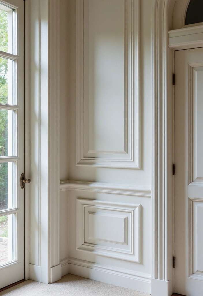 25+ Outside Wall Ideas to Boost Curb Appeal Instantly - 9. Architectural Molding