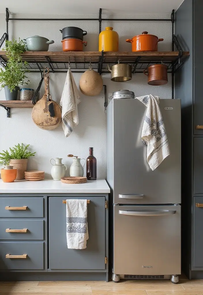 25+ Over-the-Fridge Storage Ideas You’ll Wish You Tried Sooner - 8. Wire Grids