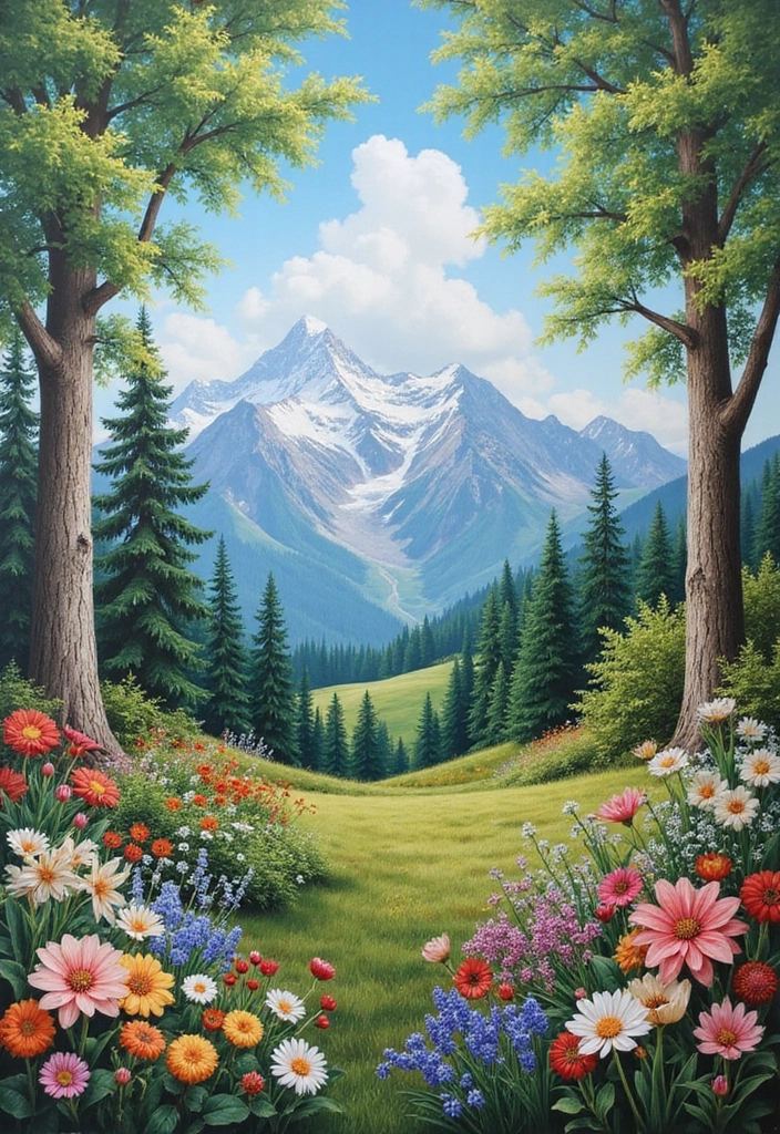 25+ Painting on Wall Ideas to Add Color and Personality - 1. Nature-Inspired Murals