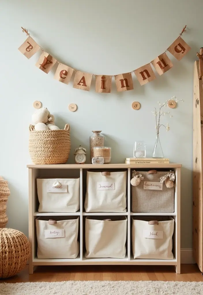 25+ Playroom Storage Ideas to Tame the Toy Chaos - 20. Seasonal Decor Storage