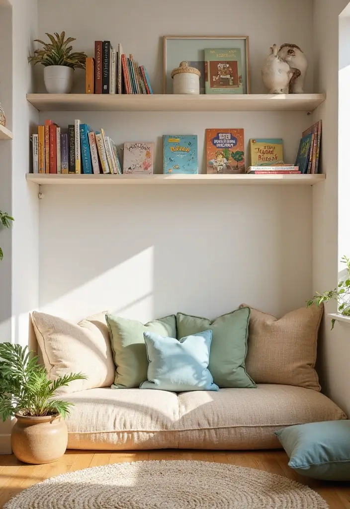 25+ Playroom Storage Ideas to Tame the Toy Chaos - 21. Book Nook Corner