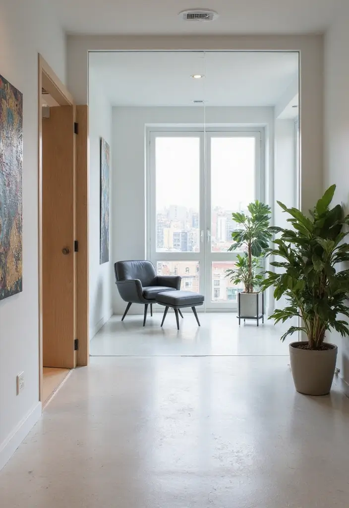 25+ Pony Wall Ideas to Separate Spaces with Style - 16. Acrylic Pony Wall