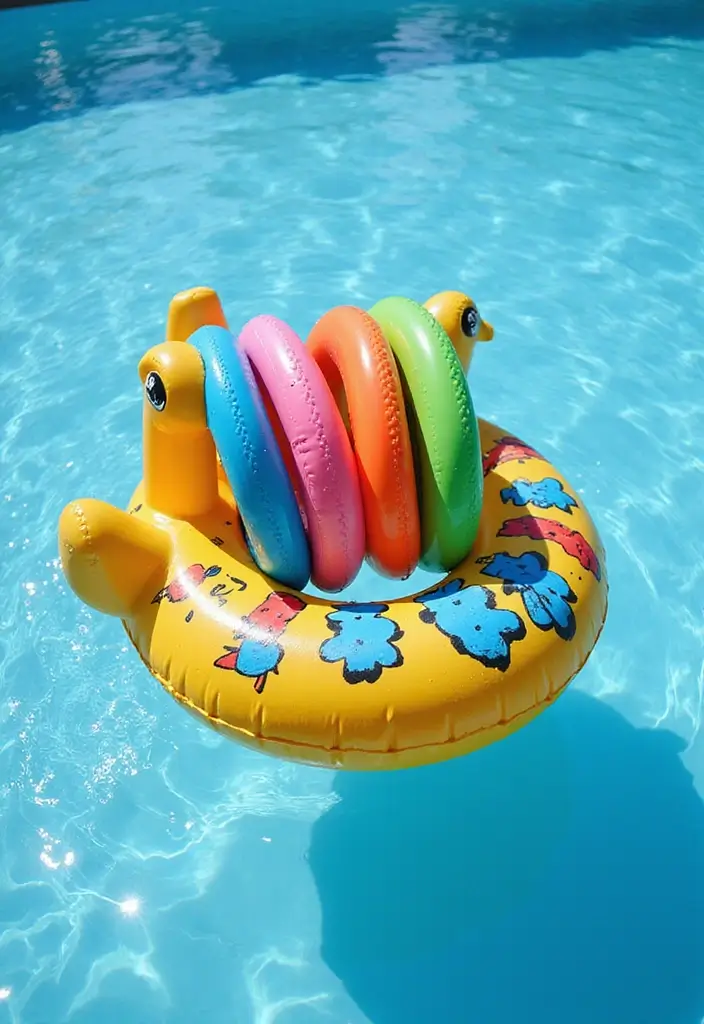 25+ Pool Float Storage Ideas to Keep Summer Clutter-Free 92 25+ Pool Float Storage Ideas to Keep Summer Clutter-Free - 16. Floating Pool Float Holder
