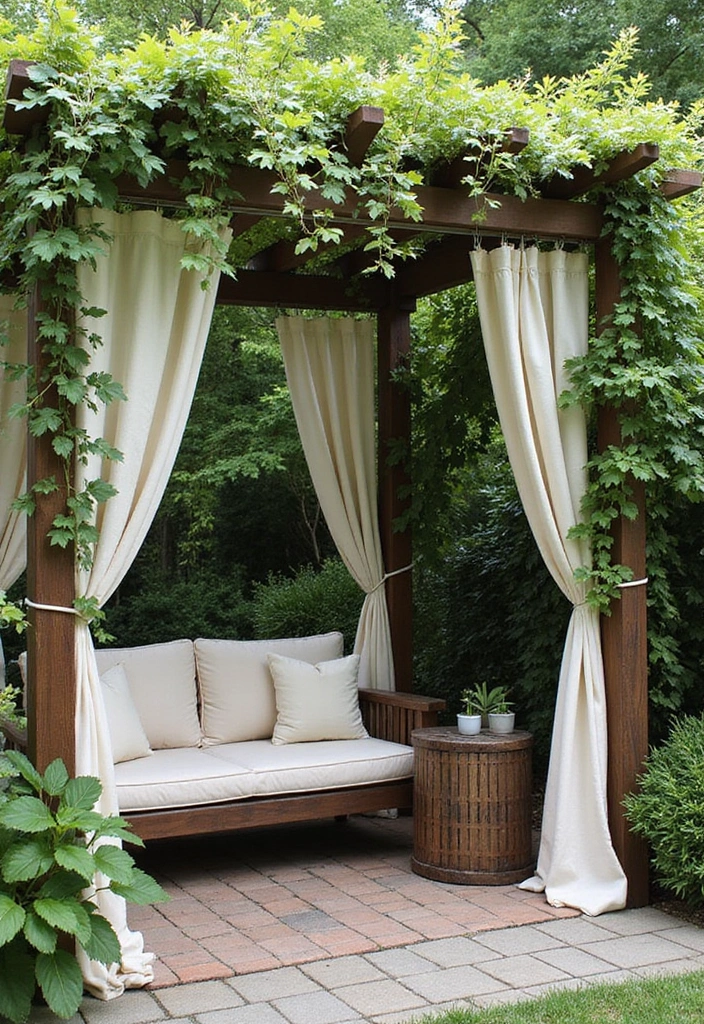 25+ Privacy Wall Ideas That Are Stylish and Functional - 15. Privacy Pergola
