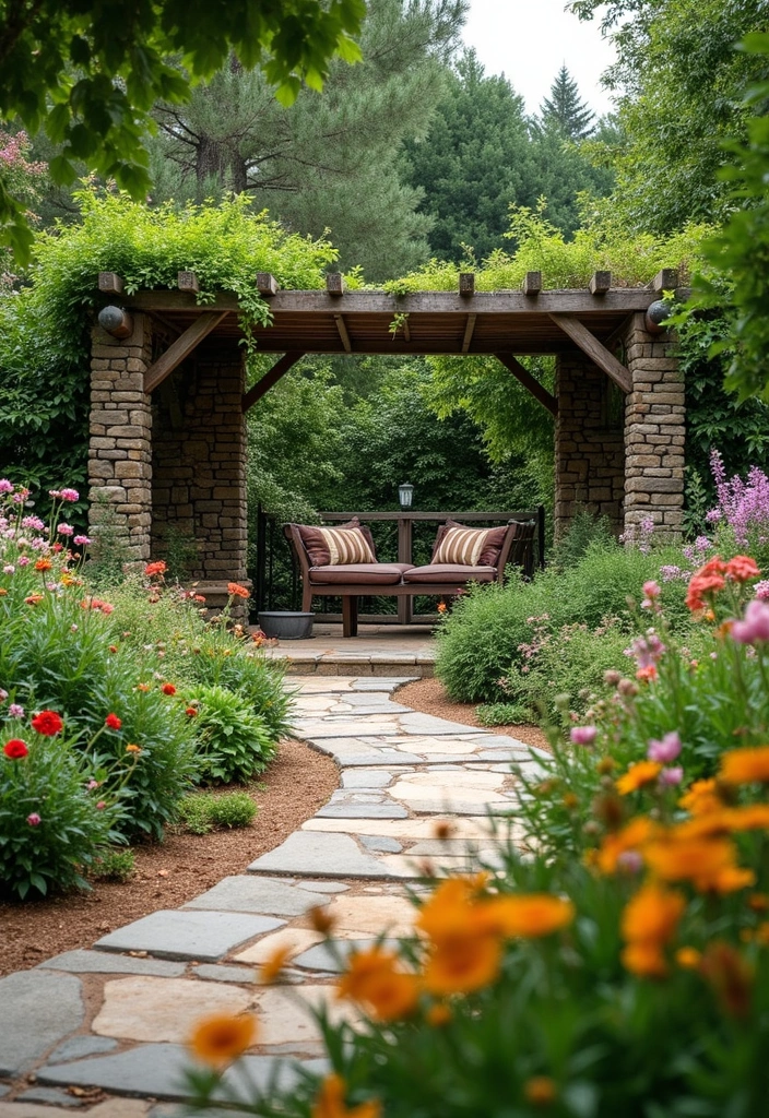 25+ Privacy Wall Ideas That Are Stylish and Functional - 21. Natural Stone Fences