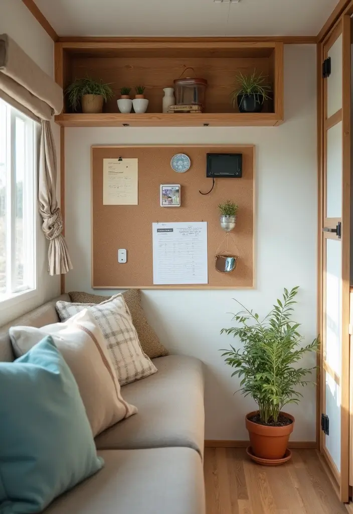 25+ RV Storage Ideas to Keep Your Tiny Home on Wheels Organized - 13. Create a Command Center