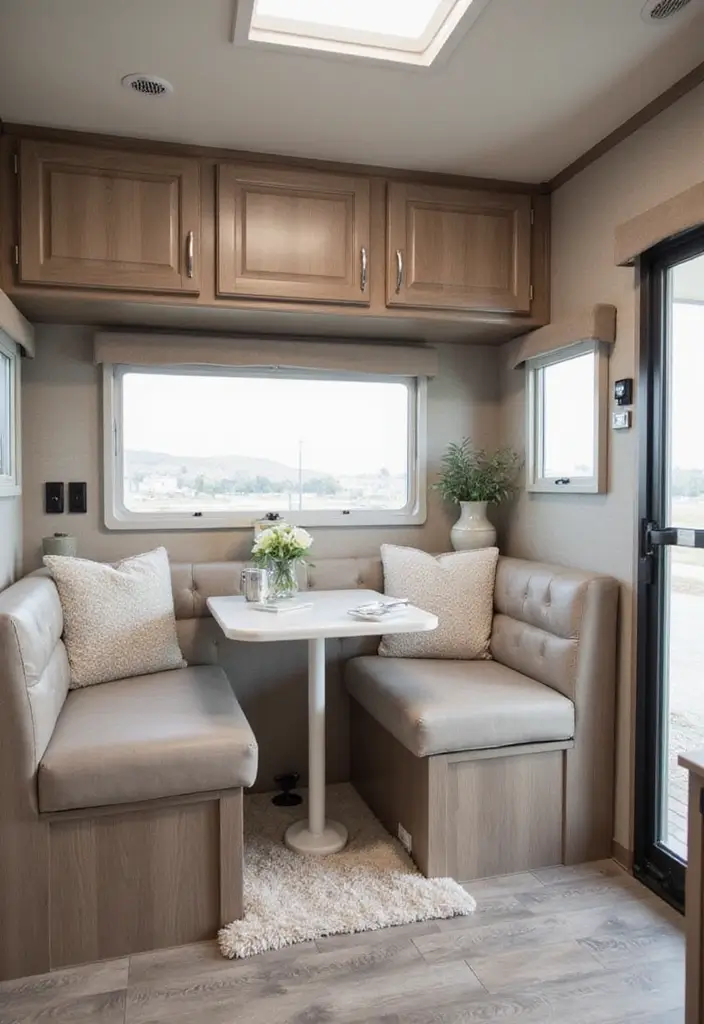25+ RV Storage Ideas to Keep Your Tiny Home on Wheels Organized - 20. Keep a Minimalist Approach