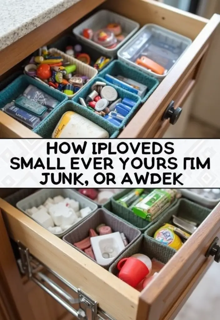 25+ RV Storage Ideas to Keep Your Tiny Home on Wheels Organized - 21. Designate a Junk Drawer