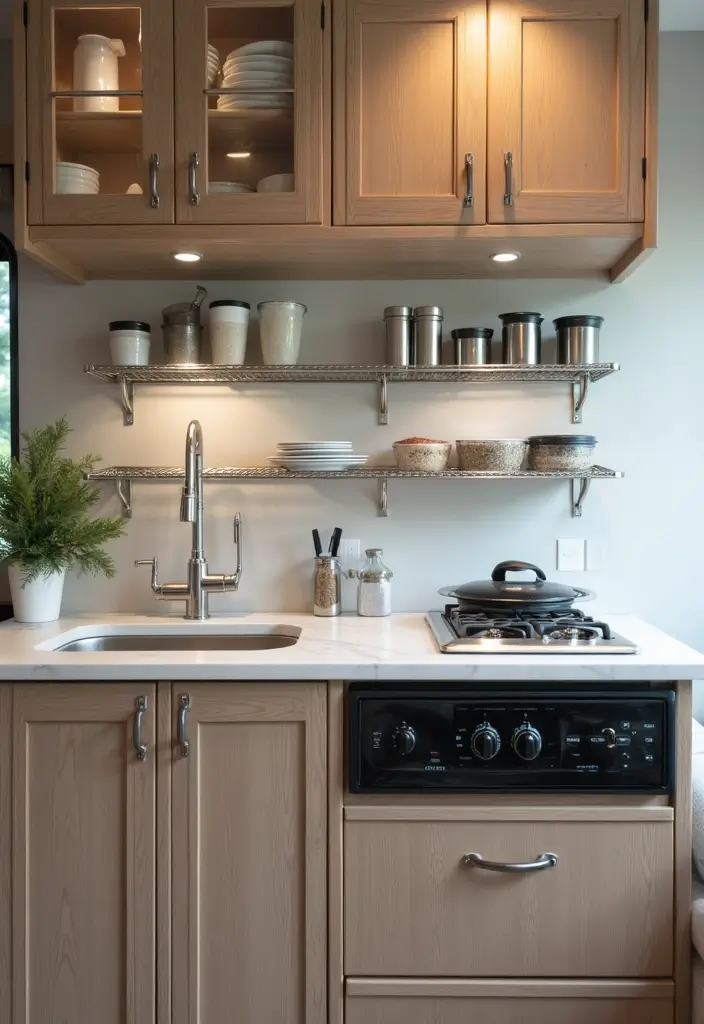 25+ RV Storage Ideas to Keep Your Tiny Home on Wheels Organized - 5. Magnetic Storage Solutions