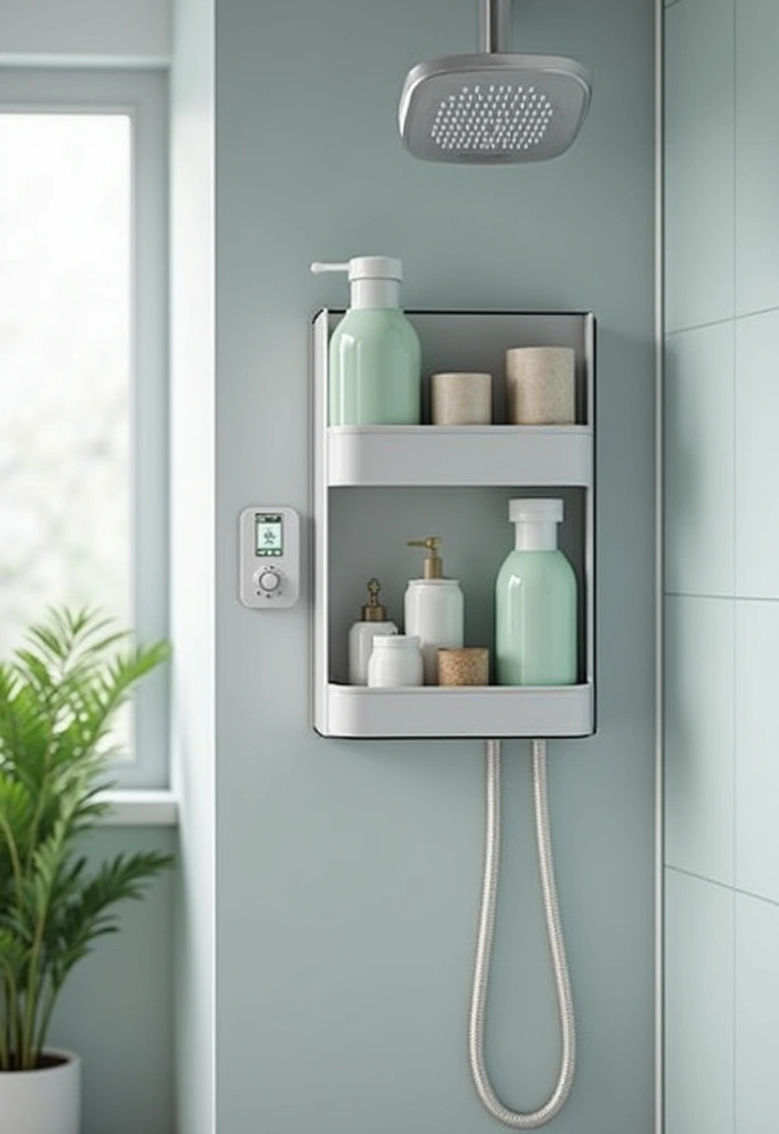 25 Shower Storage Ideas for a Clean and Organized Bathroom 25. Smart Shower Organizer with Timer