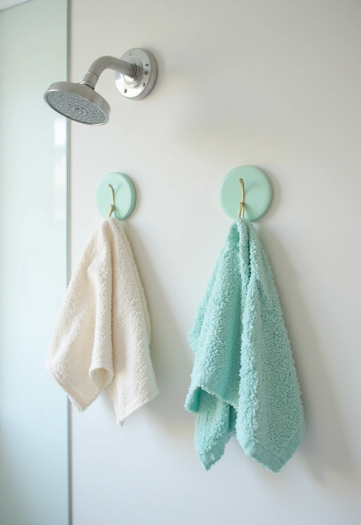 25 Shower Storage Ideas for a Clean and Organized Bathroom 5. Eco Friendly Shower Hooks with Storage