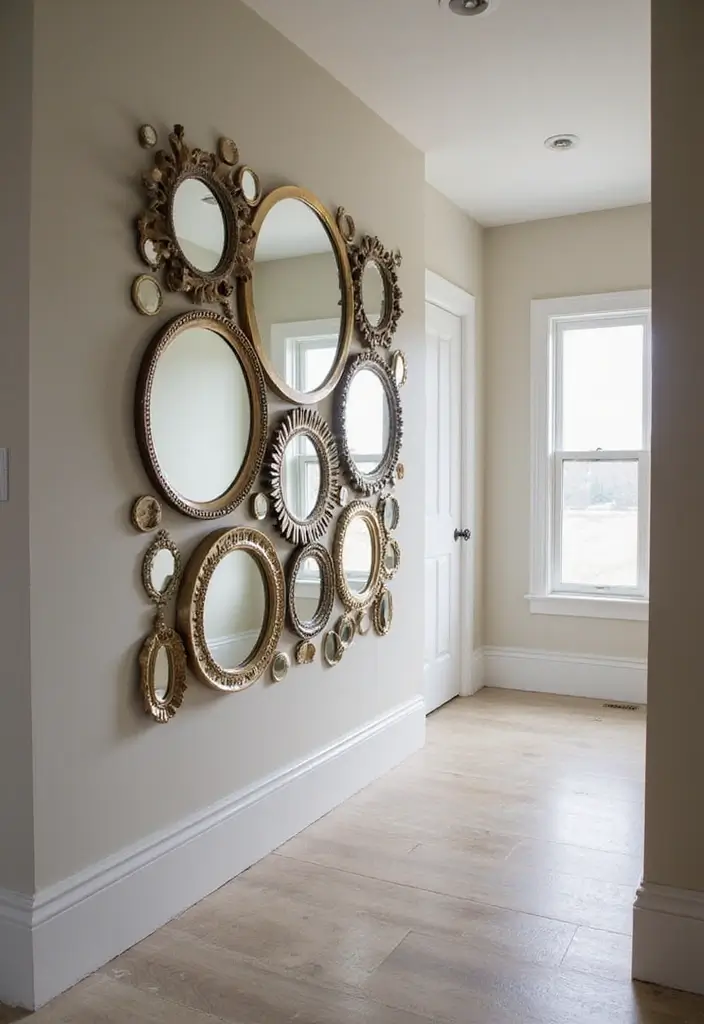 25+ Simple Accent Wall Ideas That Make a Big Impact 60 25+ Simple Accent Wall Ideas That Make a Big Impact - 10. Mirror Accent Wall