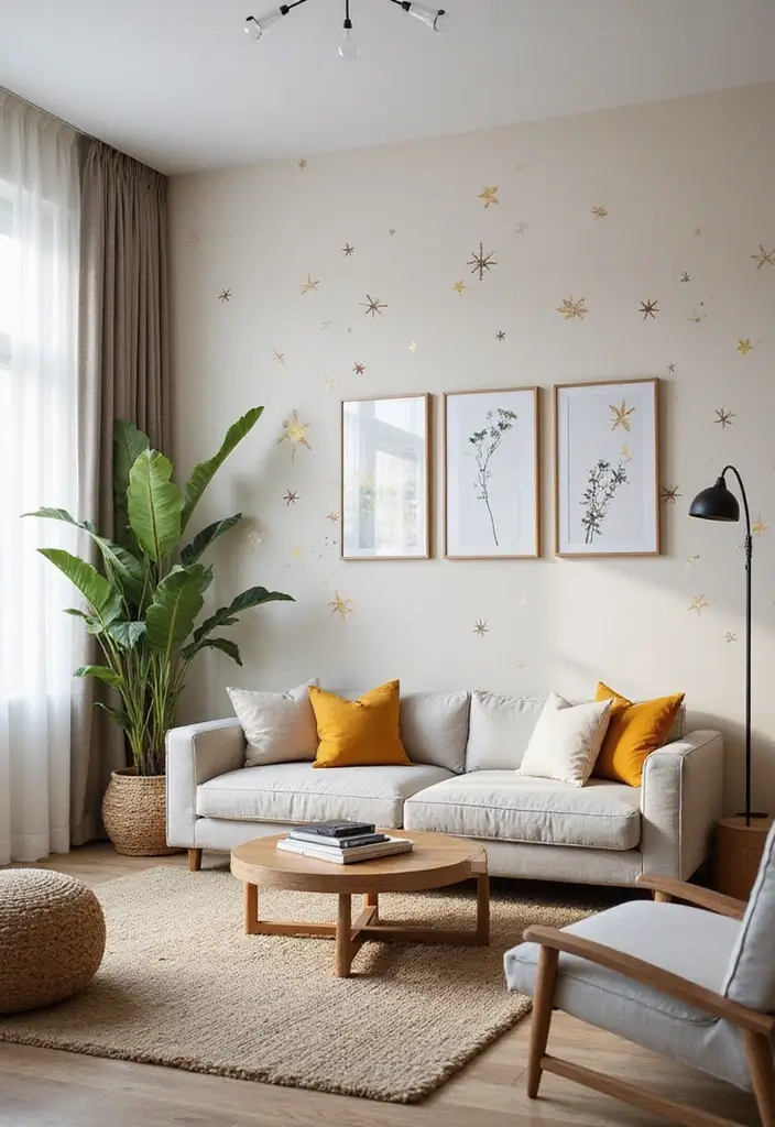 25+ Simple Accent Wall Ideas That Make a Big Impact 94 25+ Simple Accent Wall Ideas That Make a Big Impact - 16. Vinyl Decals