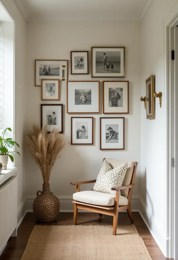 25+ Simple Accent Wall Ideas That Make a Big Impact 122 25+ Simple Accent Wall Ideas That Make a Big Impact - 20. Wall of Frames