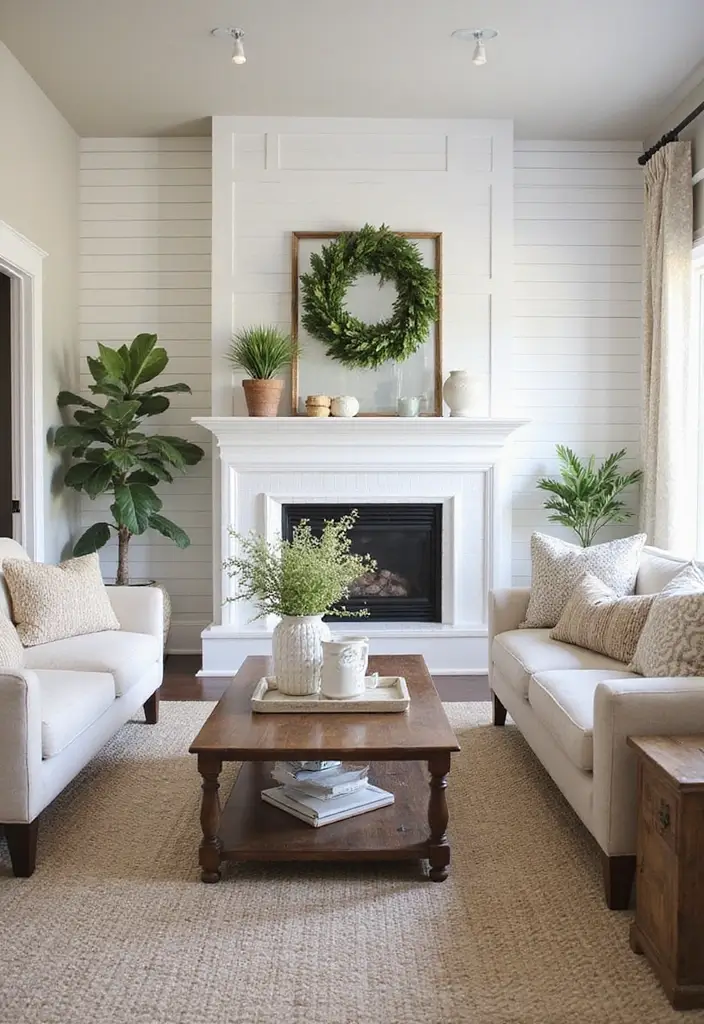 25+ Simple Accent Wall Ideas That Make a Big Impact 34 25+ Simple Accent Wall Ideas That Make a Big Impact - 6. Simple Shiplap