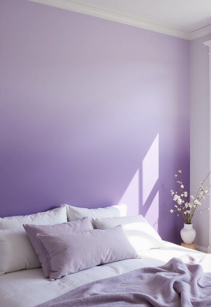 25+ Simple Accent Wall Ideas That Make a Big Impact 39 25+ Simple Accent Wall Ideas That Make a Big Impact - 7. Ombre Effect