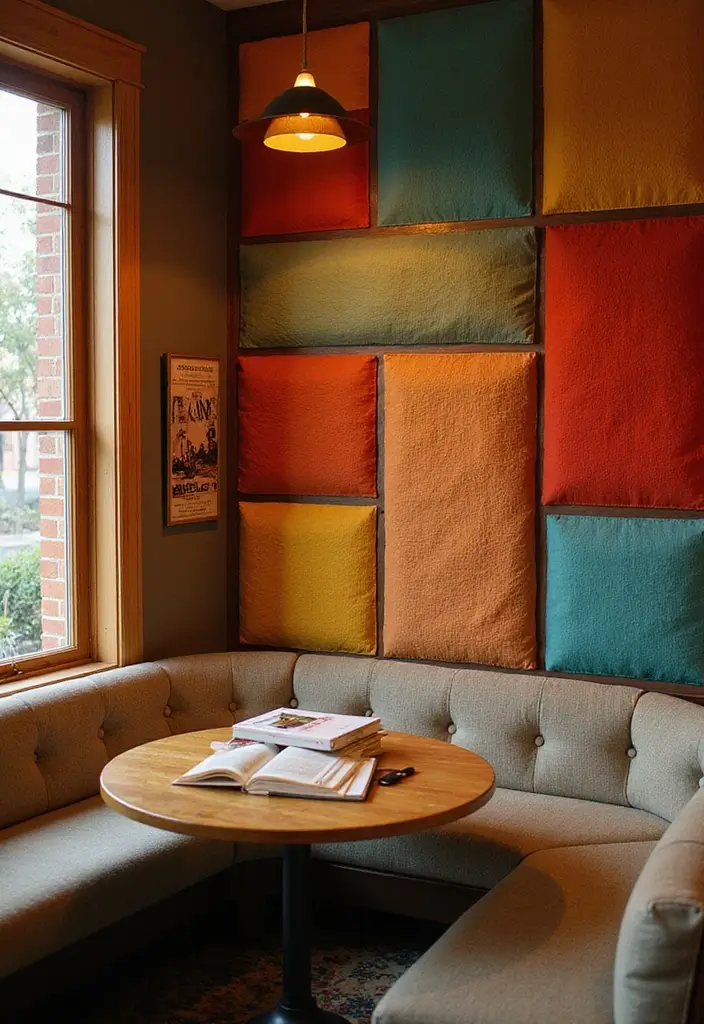 25+ Simple Accent Wall Ideas That Make a Big Impact 46 25+ Simple Accent Wall Ideas That Make a Big Impact - 8. Fabric Wall Panels