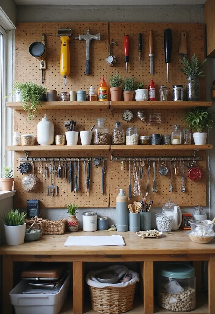 25+ Slat Wall Ideas for Modern and Functional Spaces 64 25+ Slat Wall Ideas for Modern and Functional Spaces - 10. Slat Wall for Hobby Spaces