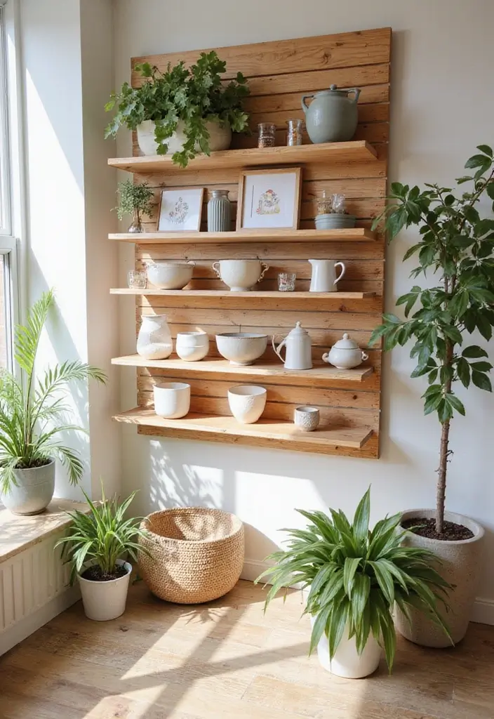 25+ Slat Wall Ideas for Modern and Functional Spaces 161 25+ Slat Wall Ideas for Modern and Functional Spaces - 25. Slat Wall for Sustainable Decor Displays