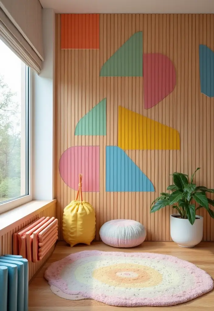 25+ Slat Wall Ideas for Modern and Functional Spaces 36 25+ Slat Wall Ideas for Modern and Functional Spaces - 6. Creative Kid’s Room Slat Walls